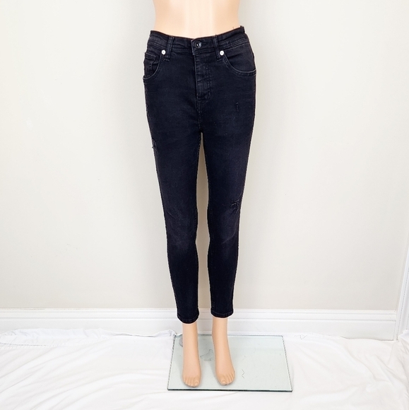 Zara high Rise Skinny Jeans Pants - Picture 1 of 10